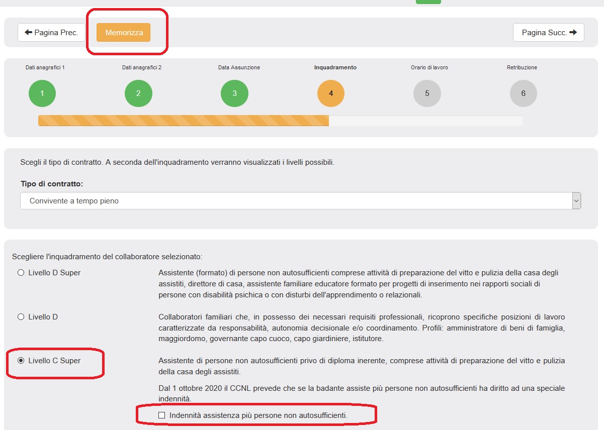 aggiornamento inquadramento colf badante ccnl 2020